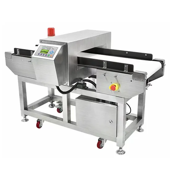 Rilevatore di metalli modulare a cintura con schermo LCD Rilevatore di metalli per alimenti ad alta precisione