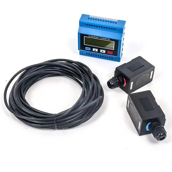 Misuratore di portata modulare digitale a morsetto fisso con tempo di transito ultrasonico per acqua