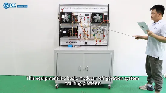 Sistema di refrigerazione modulare di base per scuole professionali, attrezzature didattiche per laboratori TVET